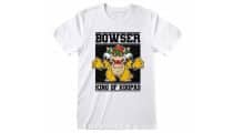 חולצה- Super Mario - Bowser King Of Koopas- אפור