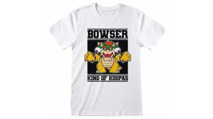 חולצה- Super Mario - Bowser King Of Koopas- אפור
