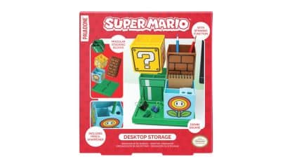 מתקן אחסון שולחני מעוצב - Super Mario
