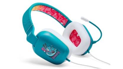 ⁦אוזניות גיימינג חוטיות בעיצוב קונסולת Nintendo Switch- Fortnite Llambro⁩ – תמונה ⁦3⁩