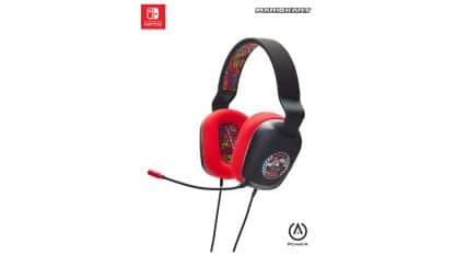 אוזניות גיימינג חוטיות בעיצוב קונסולת Nintendo Switch- Mario Kart Rivals