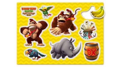 דף מגנטים Donkey Kong Country Returns HD