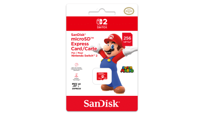 כרטיס זיכרון |  Nintendo Switch 2 SanDisk microSD™ Express Card 256GB