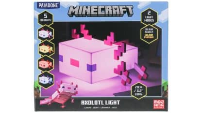 מנורה מעוצבת - Minecraft Axolotl