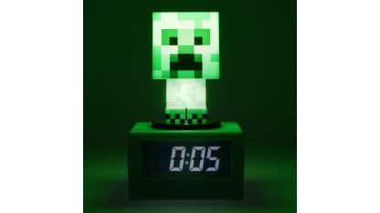 שעון מעורר עם תאורה - Minecraft Creeper