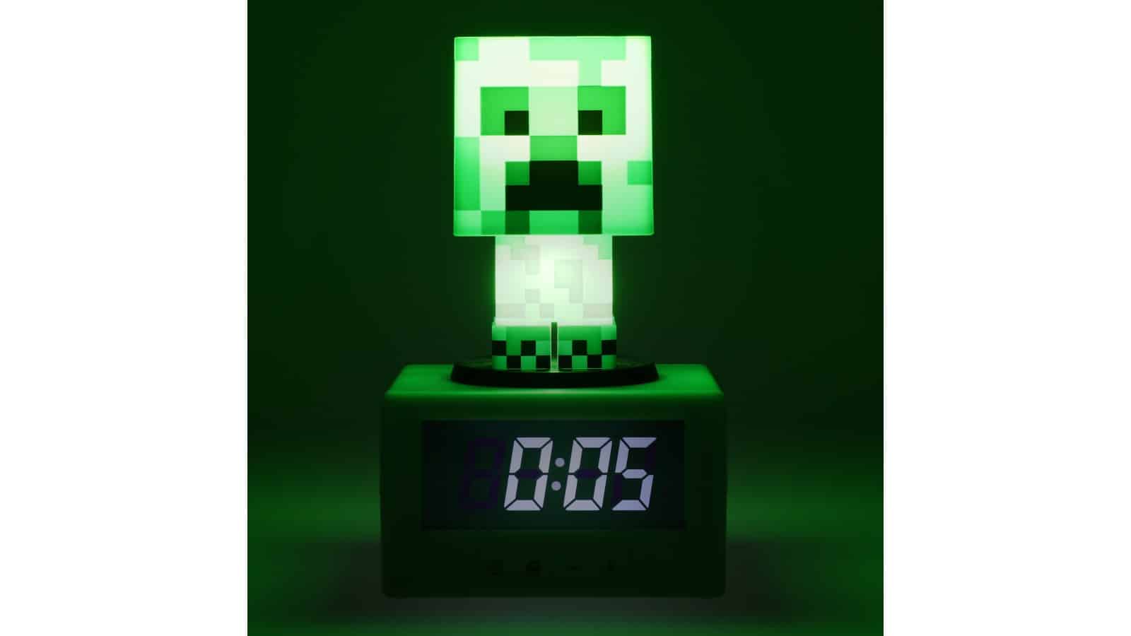 שעון מעורר עם תאורה - Minecraft Creeper