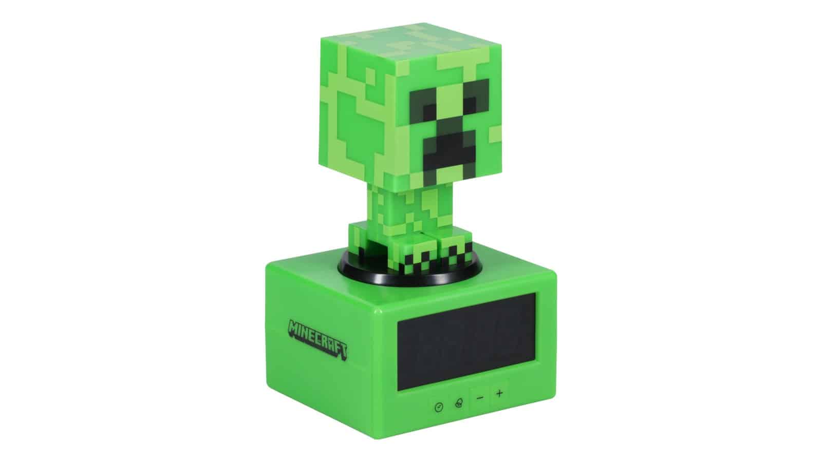 שעון מעורר עם תאורה - Minecraft Creeper