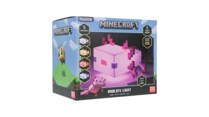 מנורה מעוצבת - Minecraft Axolotl