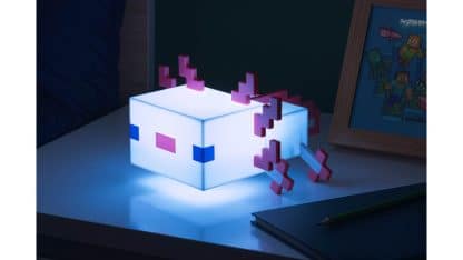 מנורה מעוצבת - Minecraft Axolotl