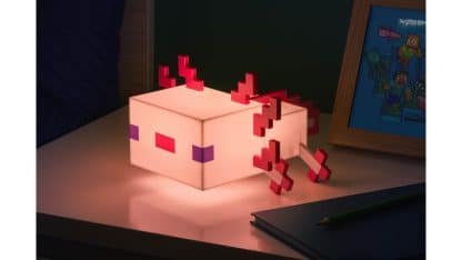 מנורה מעוצבת - Minecraft Axolotl