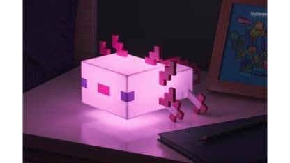 מנורה מעוצבת - Minecraft Axolotl