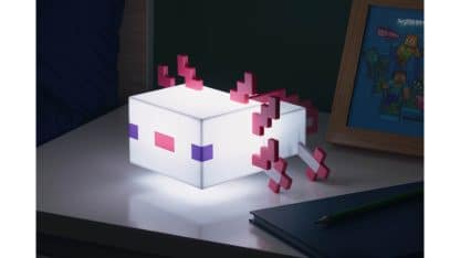 מנורה מעוצבת - Minecraft Axolotl