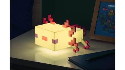 מנורה מעוצבת - Minecraft Axolotl