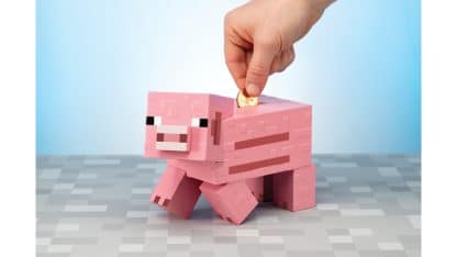 ⁦קופת חיסכון - Minecraft Pig Money Bank⁩ – תמונה ⁦2⁩