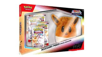 מארז קלפי פוקימון - Pokémon TCG: Scarlet & Violet Prismatic Evolution Accessory Pouch Collection