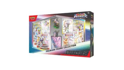 ⁦מארז קלפי פוקימון | Scarlet & Violet Prismatic Evolutions Premium Figure Collection⁩ – תמונה ⁦2⁩