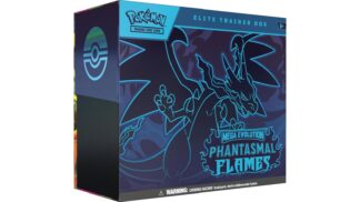 מארז קלפי פוקימון | Mega Evolution – Phantasmal Flames Elite Trainer Box