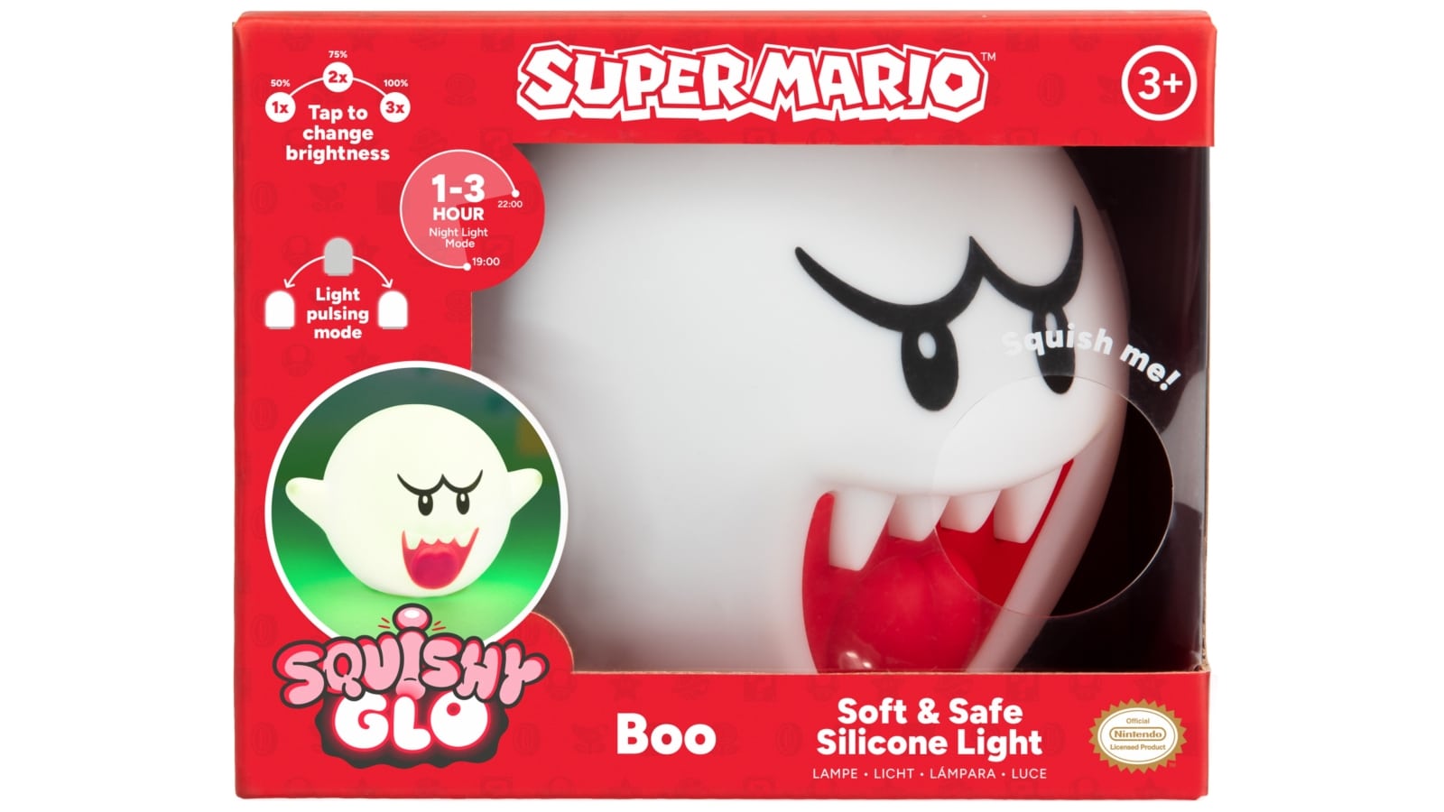 מנורת לילה - Boo SquishyGlo