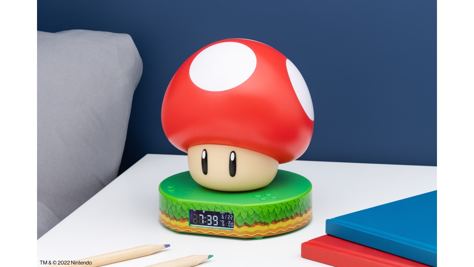 שעון מעורר עם תאורה - סופר מאשרום