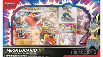 מארז קלפי פוקימון - Mega Lucario ex Figure Collection