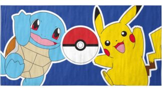 מגבת חוף - Pikachu & Squirtle