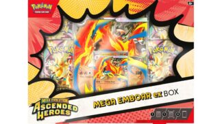 מארז קלפי פוקימון בוסטר | Pokémon Mega Evolution - Ascended Heroes EX Box
