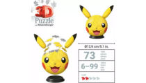 פאזל תלת ממד | Pikachu with Ears (72 חלקים)