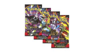 חבילה קלפי פוקימון בוסטר | Pokemon Mega Evolution Pitch Black Sleeved Booster