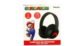 אוזניות גיימינג אלחוטיות עם תאורת Super Mario - LED