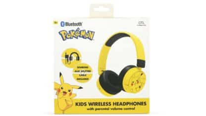 אוזניות גיימינג אלחוטיות לילדות וילדים - Pokemon Pikachu
