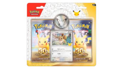 מארז קלפי פוקימון מיוחד | 30th 2-Pack Blister | צפי משוער לאספקה: 30.10